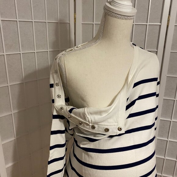 Lucinda Nautical Maternity & Nursing Sweater - Picture 3 of 3